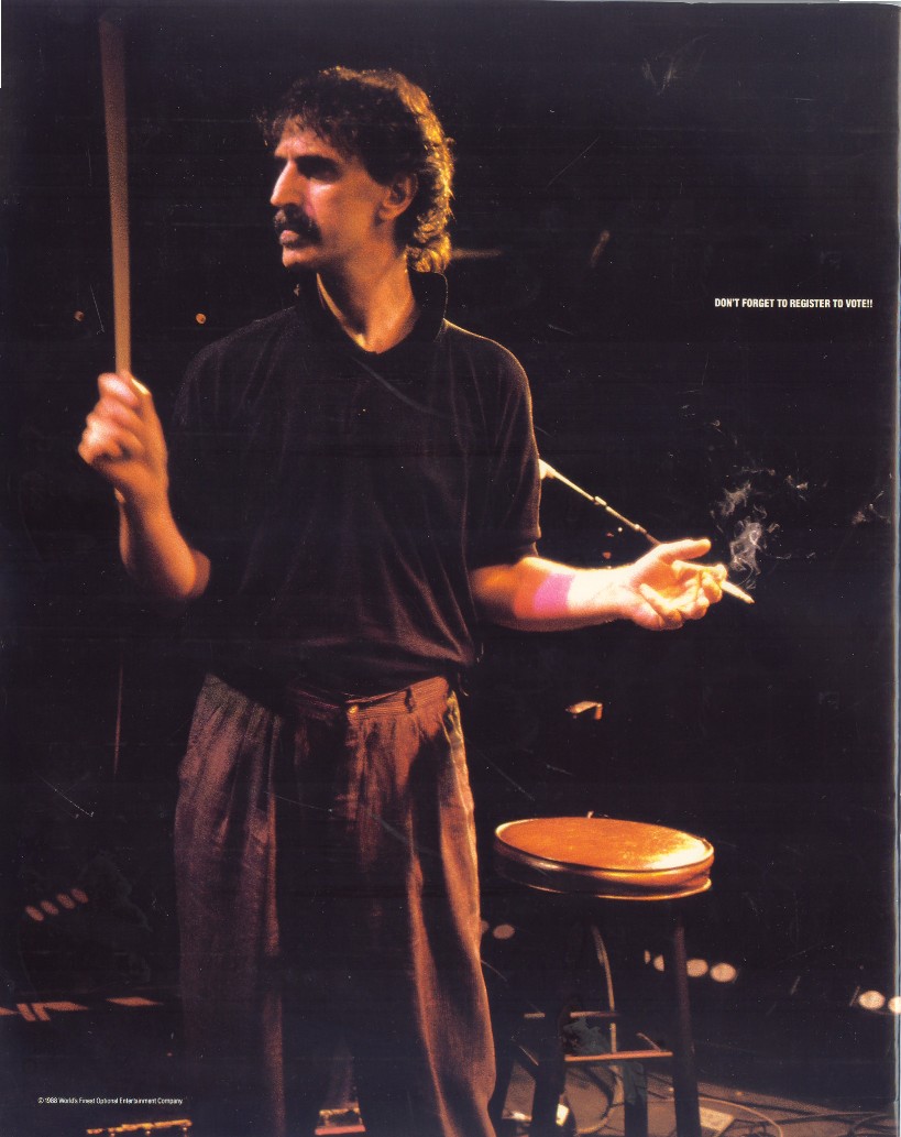 frank zappa 1988 tour problems
